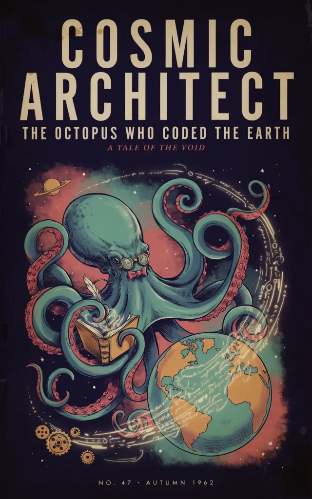 Иллюстрированная обложка Cosmic Architect